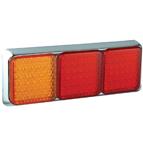 produktbild framifrån visande Baklampa 125CARRME Röd – LEA