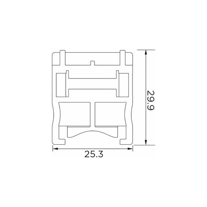 Fästclips Renault 19 I Chamade/19 I m.fl. – 10-pack