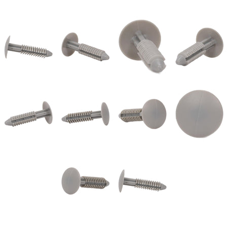 Fästclips – 10-pack – Stabil montering, Fiskbensprofil