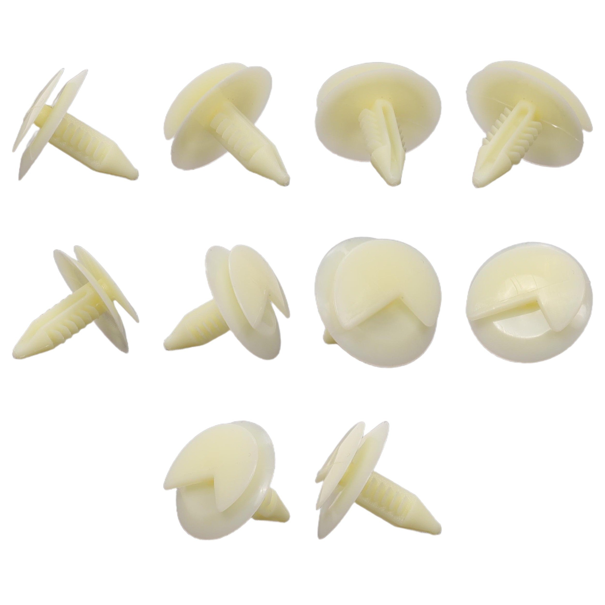 Fästclips – 10-pack – Stabil montering, Fiskbensprofil