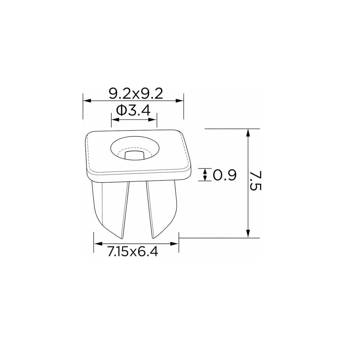 Fästclips Honda CIVIC VI/CIVIC VI Coupé m.fl. – 10-pack