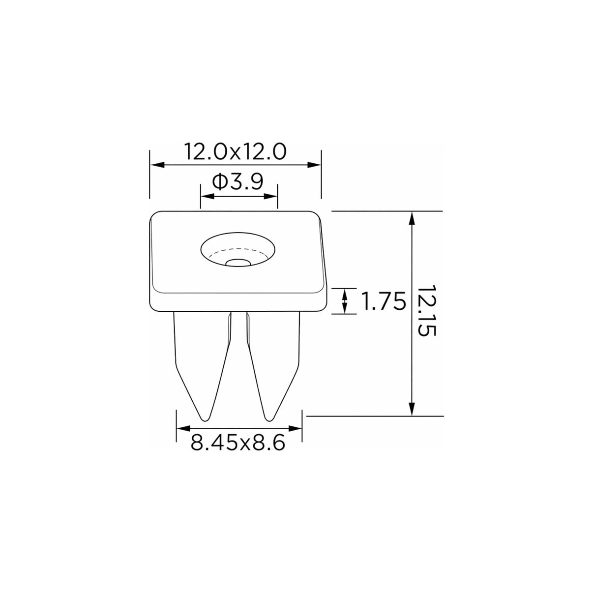 Fästclips Toyota Land Cruiser 100/Land Cruiser 80 m.fl.