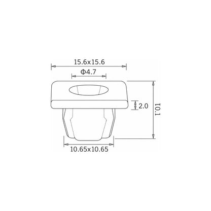 Fästclips – 10-pack