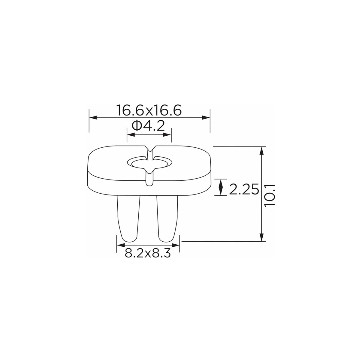 Fästclips Mazda 2/3 m.fl. – 10-pack