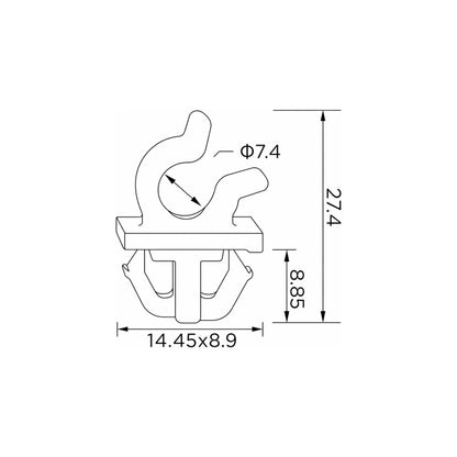 Fästclips Suzuki Baleno/Ignis I m.fl.