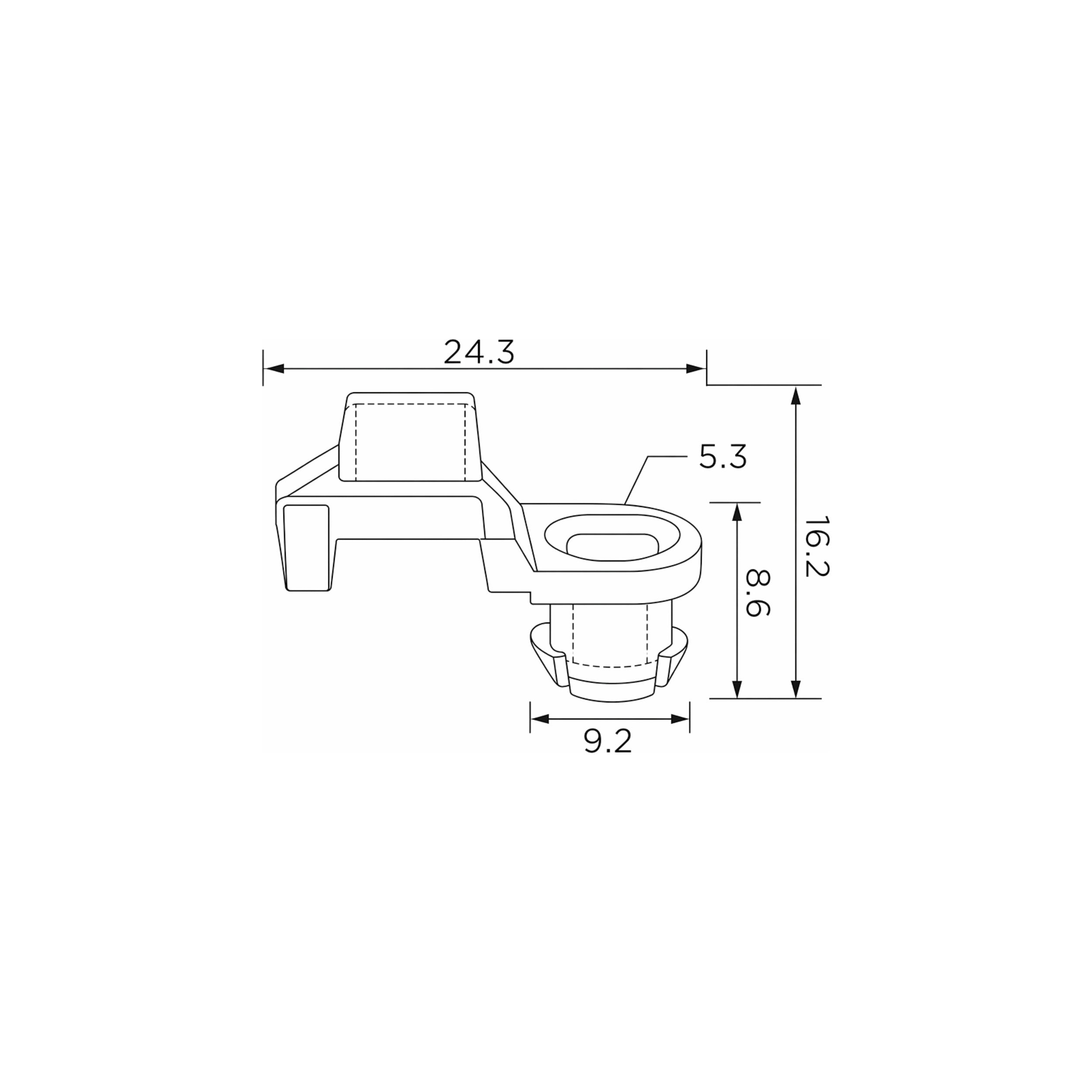 Fästclips Chevrolet C1500/C1500 Extended m.fl. – 10-pack