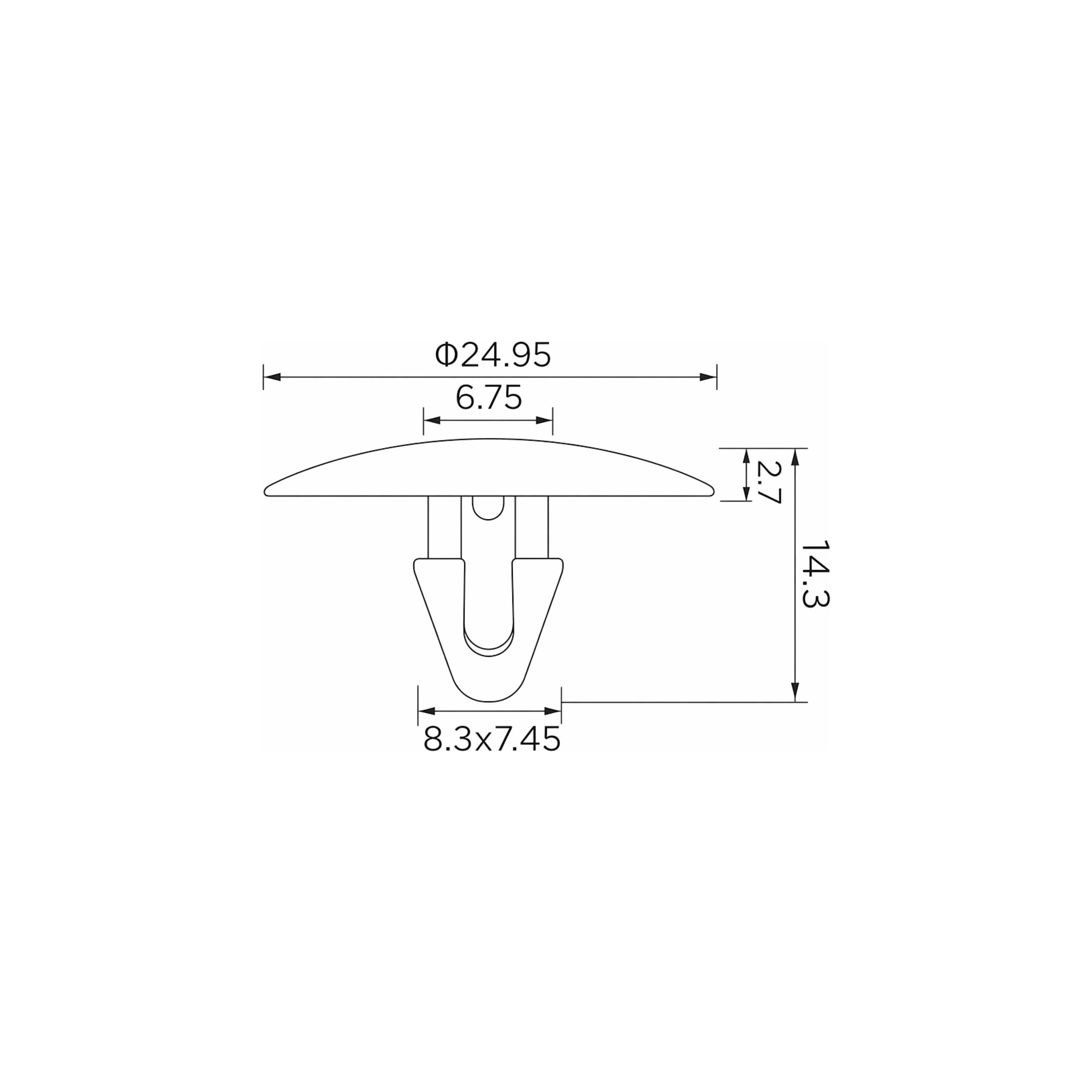 Fästclips Lexus Ls/Toyota Corolla m.fl. – 10-pack
