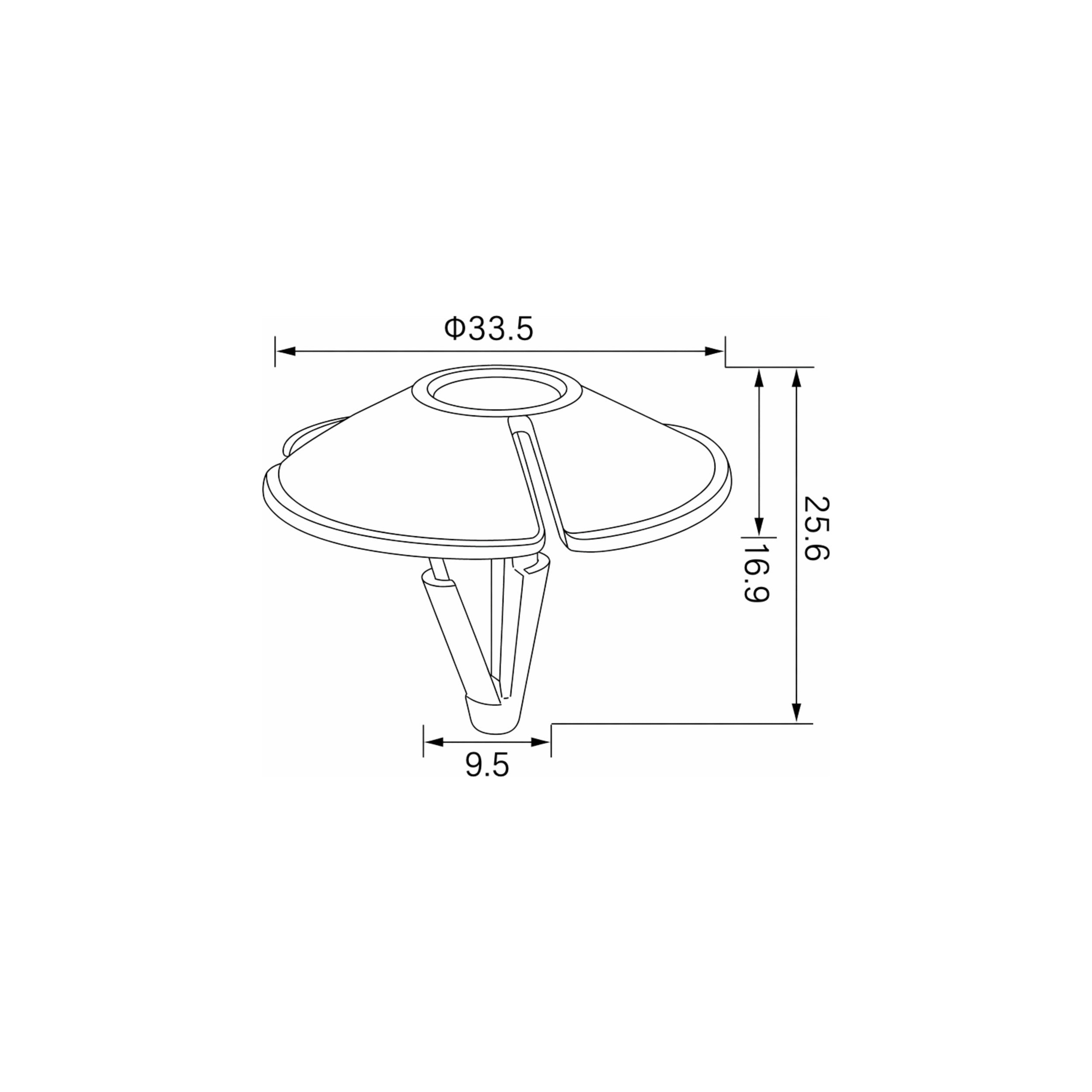Fästclips – 10-pack