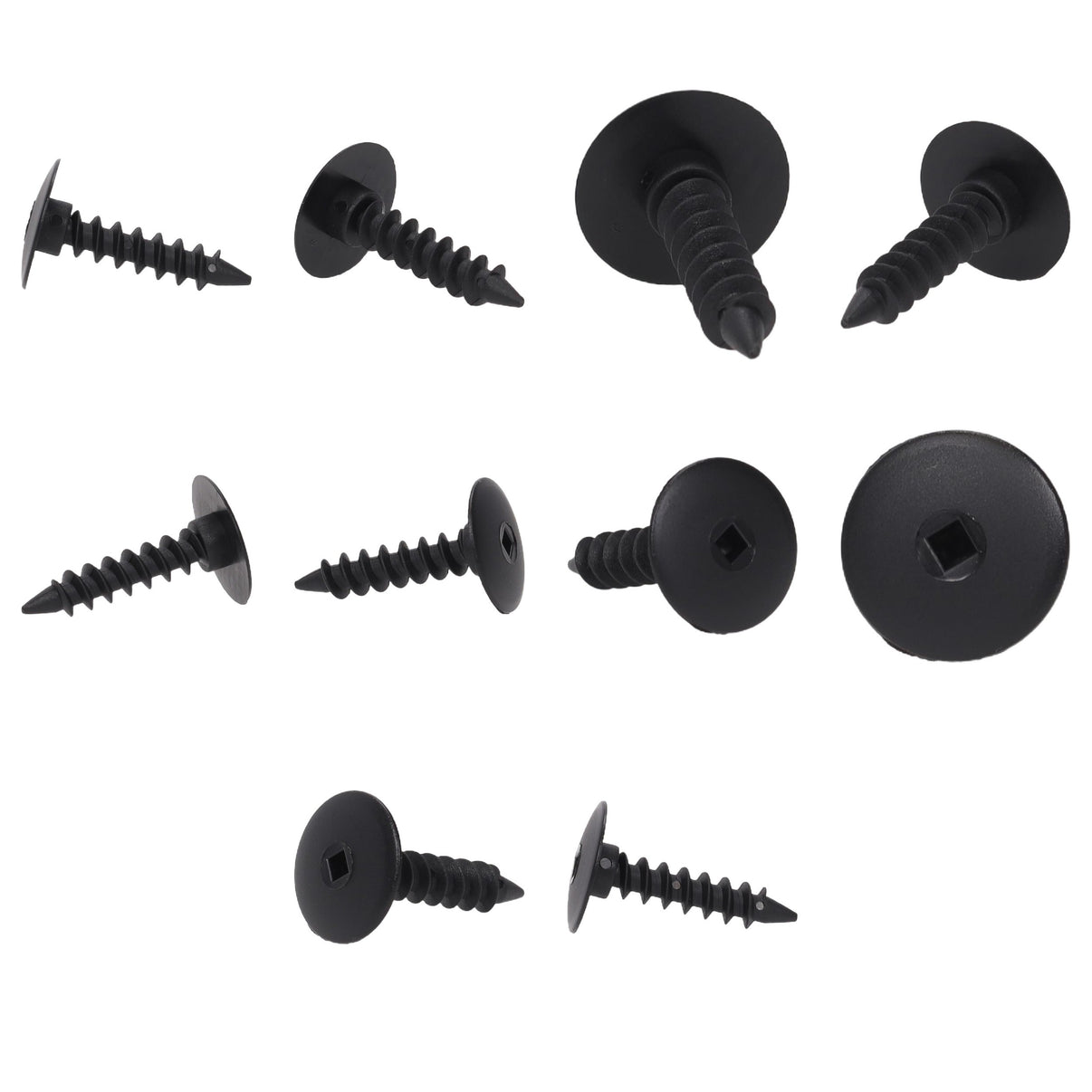Fästclips – 10-pack – Stabil montering, Fiskbensprofil