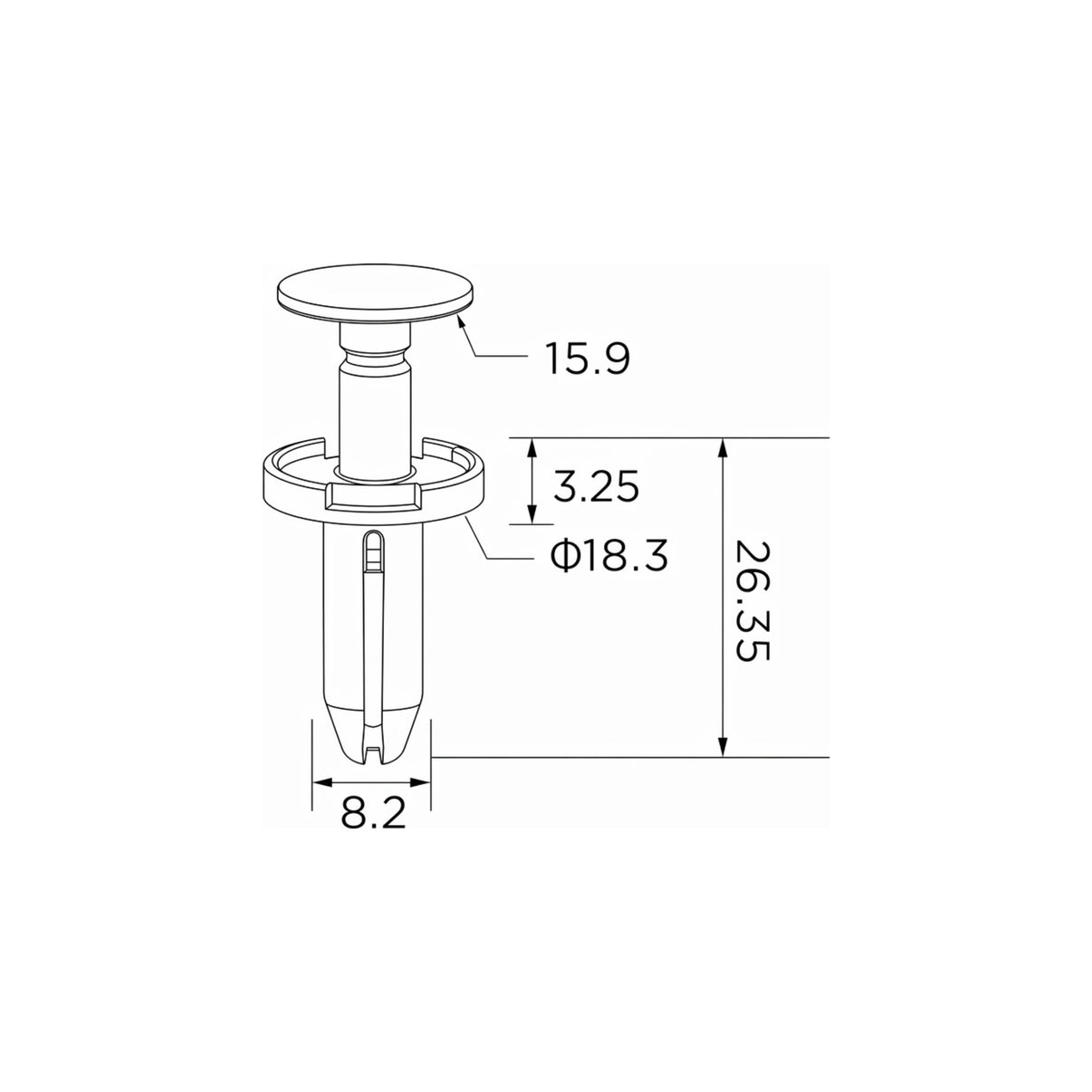 Fästclips Fiat Freemont – 10-pack