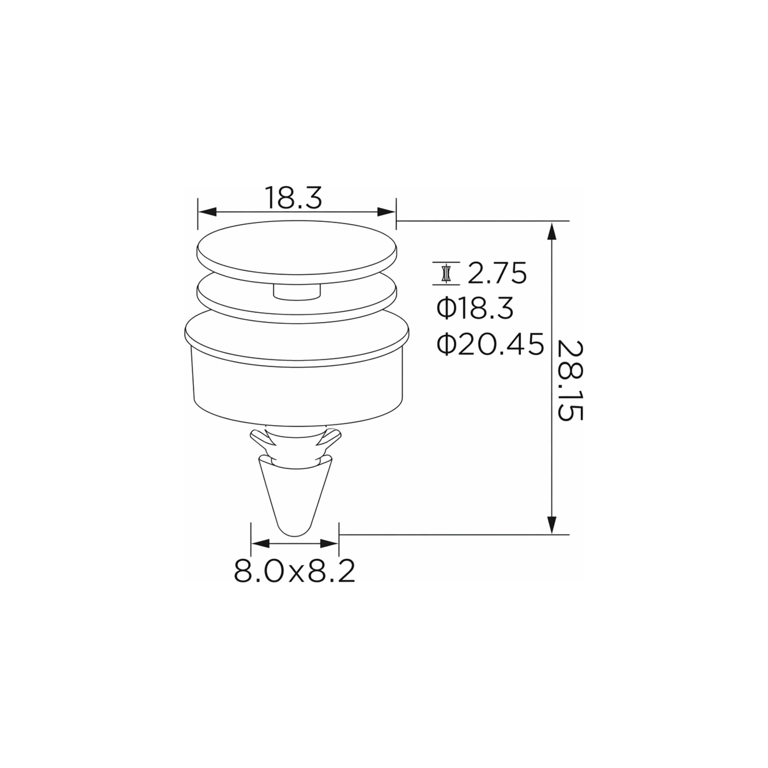 Fästclips Chevrolet Cavalier – 10-pack