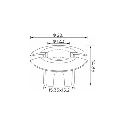Fästclips – 10-pack
