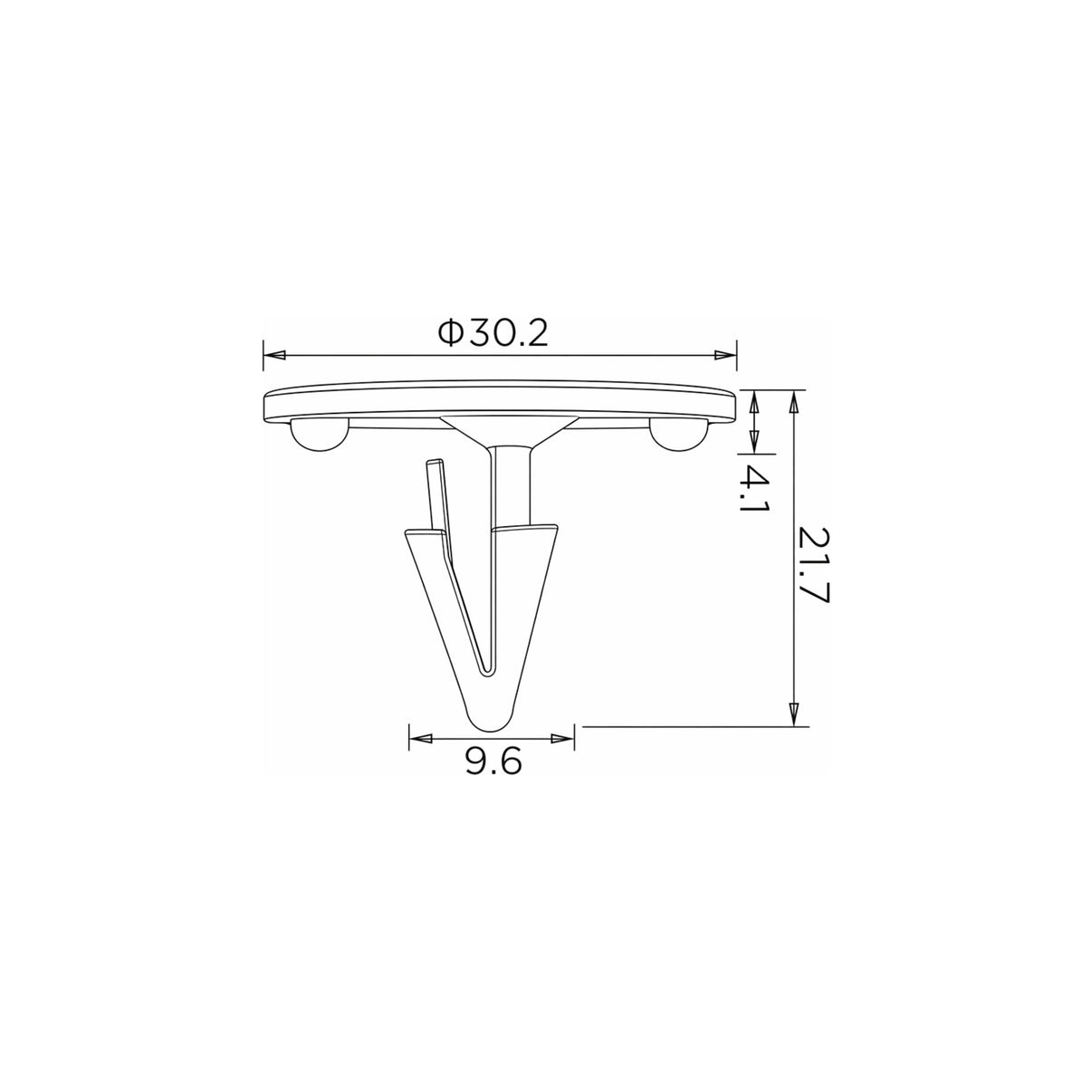 Fästclips – 10-pack