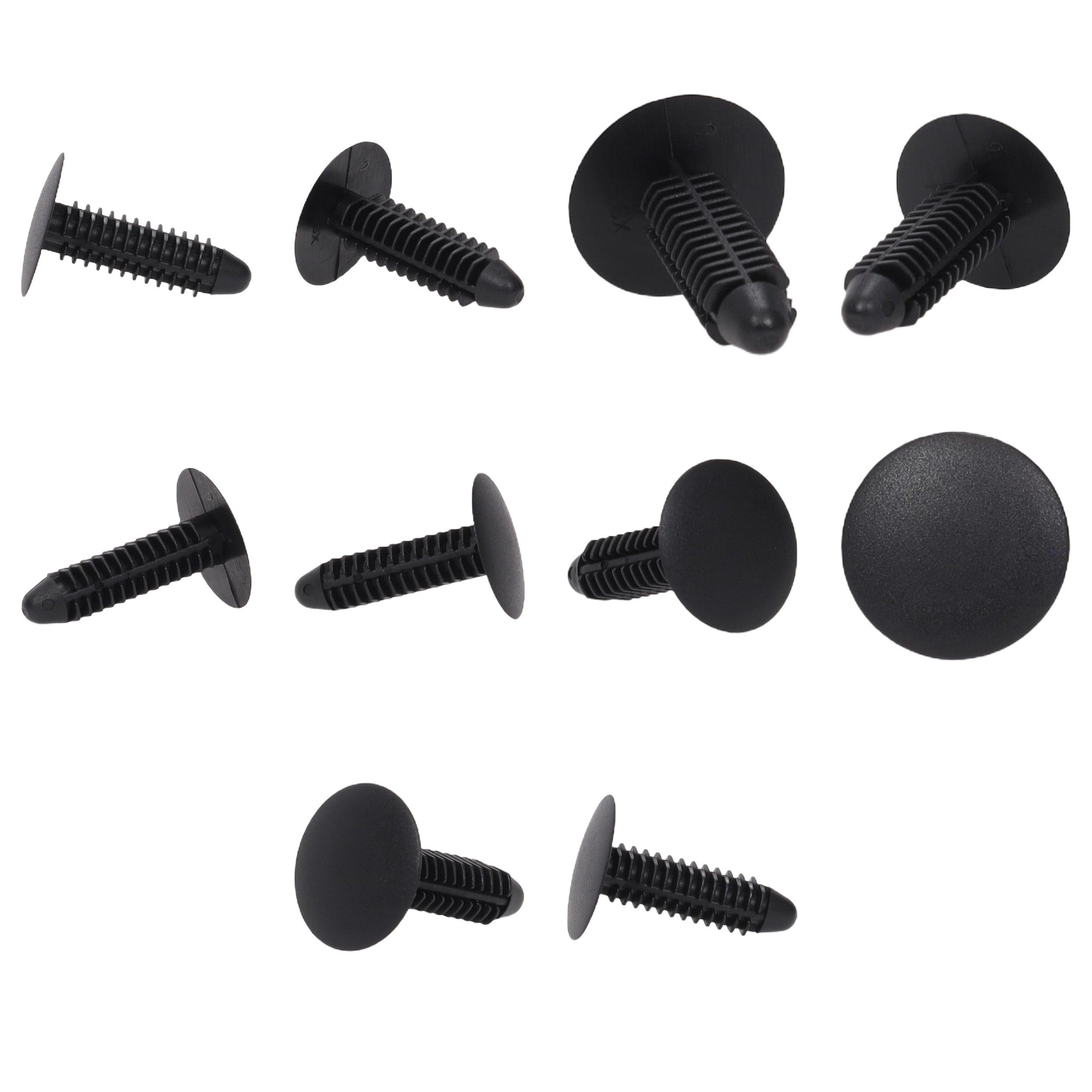 Fästclips – 10-pack – Stabil montering, Fiskbensprofil