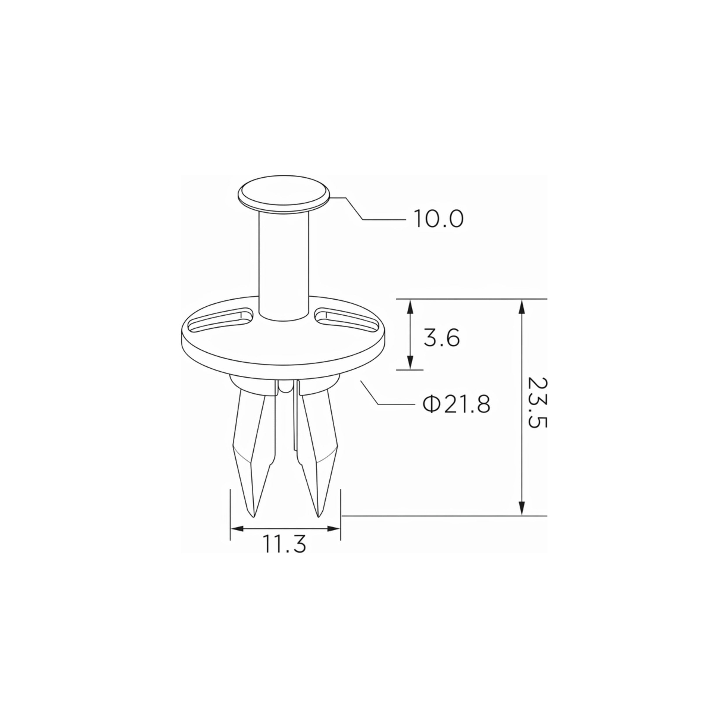 Fästclips – 10-pack