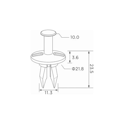 Fästclips – 10-pack