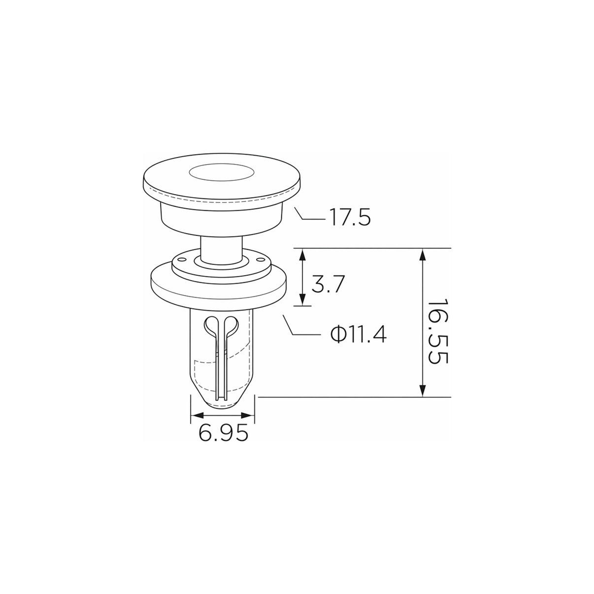 Fästclips Honda Accord VI – 10-pack