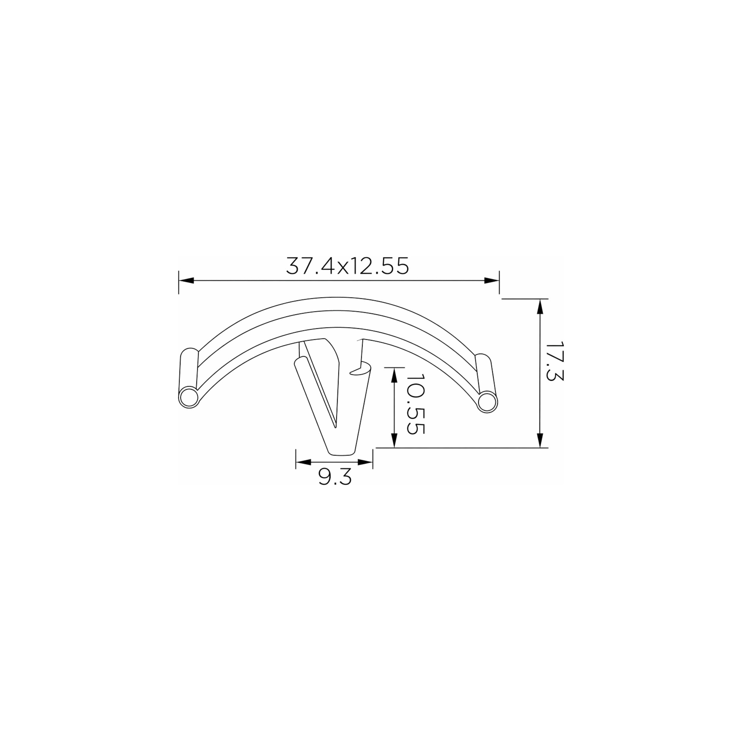 Fästclips – 10-pack – Stabil montering