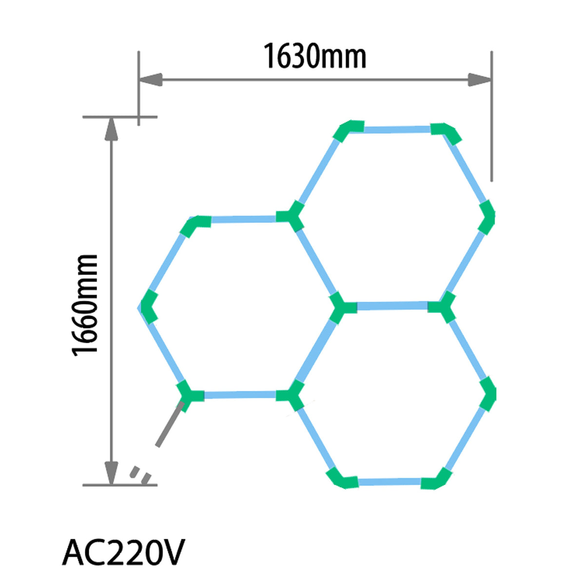Verkstadsbelysning – 220V