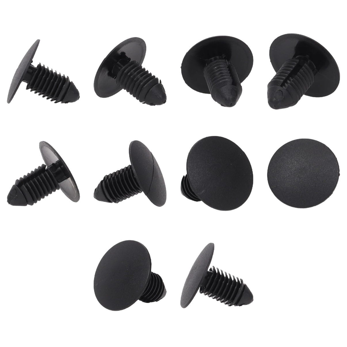 Fästclips – 10-pack – Stabil montering, Fiskbensprofil