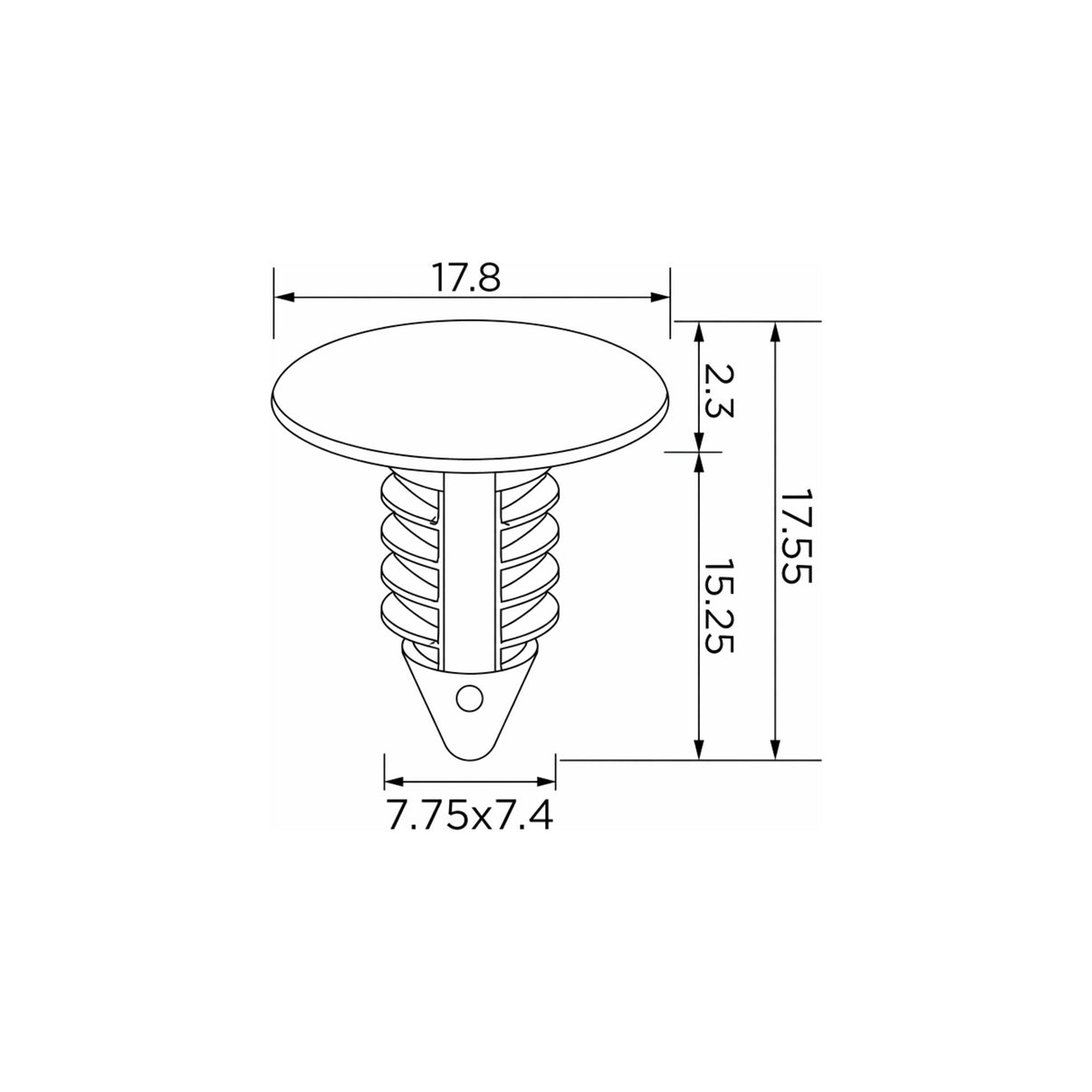 Fästclips Opel Antara A/Insignia A Sports m.fl.