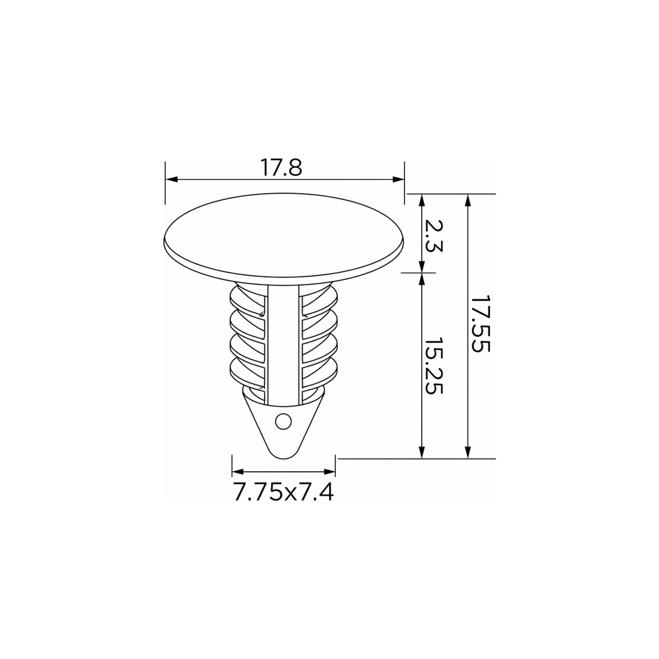 Fästclips Opel Antara A/Insignia A Sports m.fl.