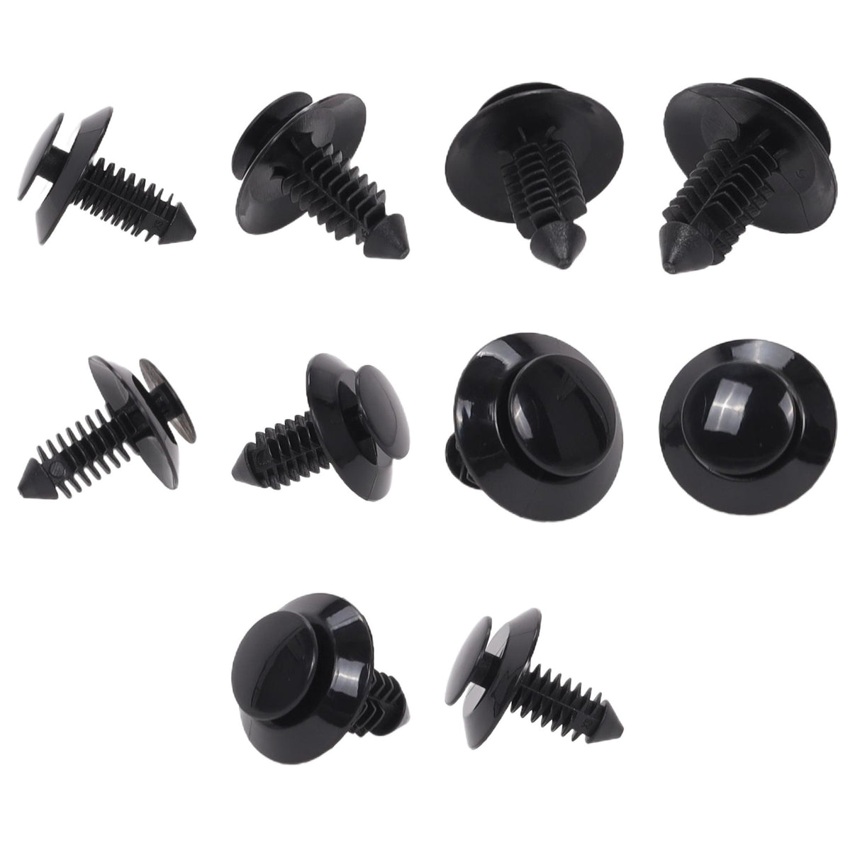 Fästclips – 10-pack – Stabil montering, Fiskbensprofil