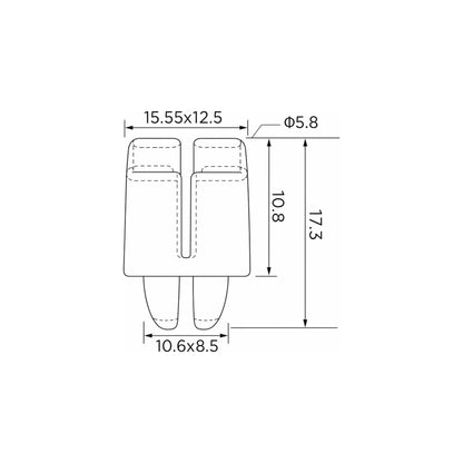 Fästclips Toyota Corolla/Yaris m.fl. – 10-pack