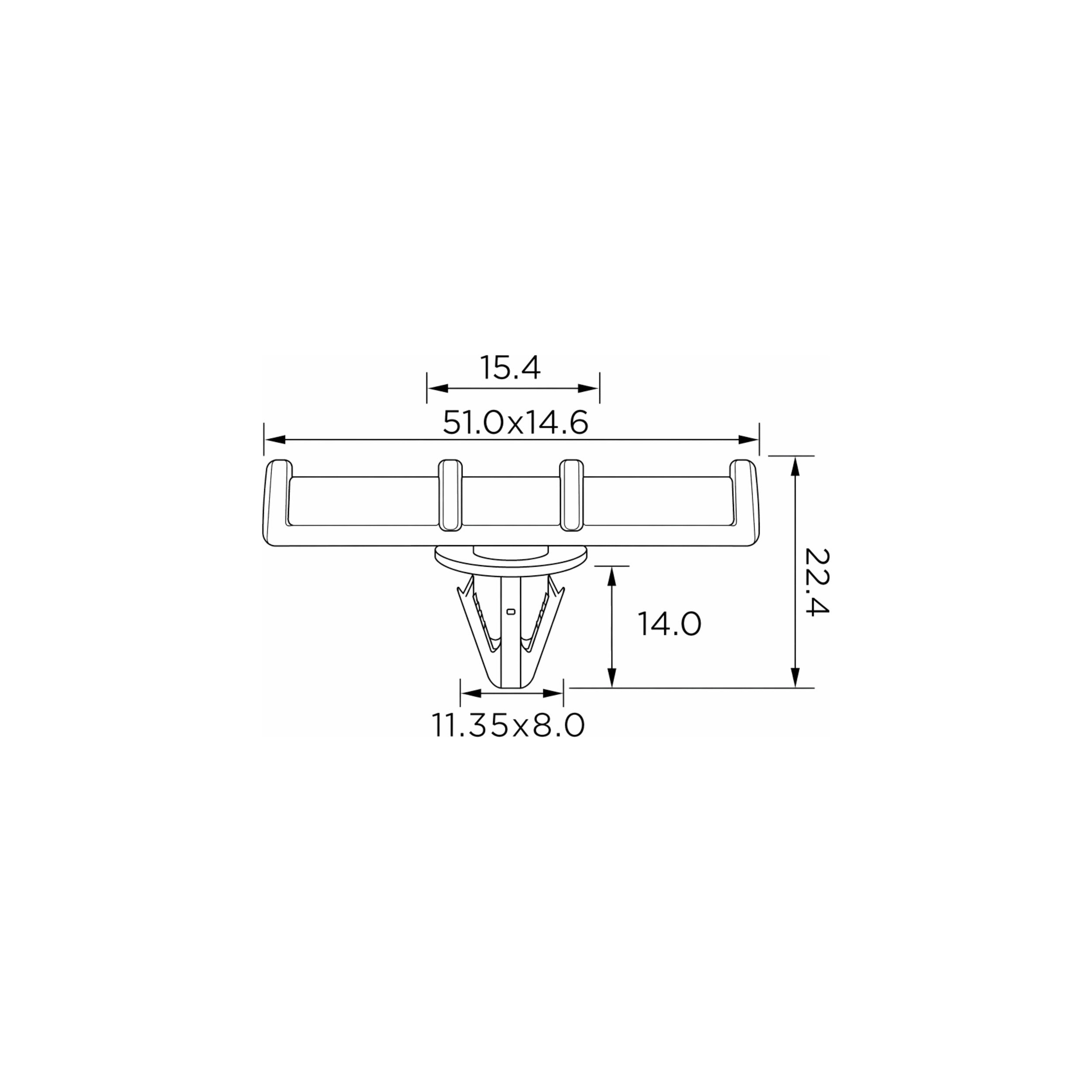 Fästclips – 10-pack