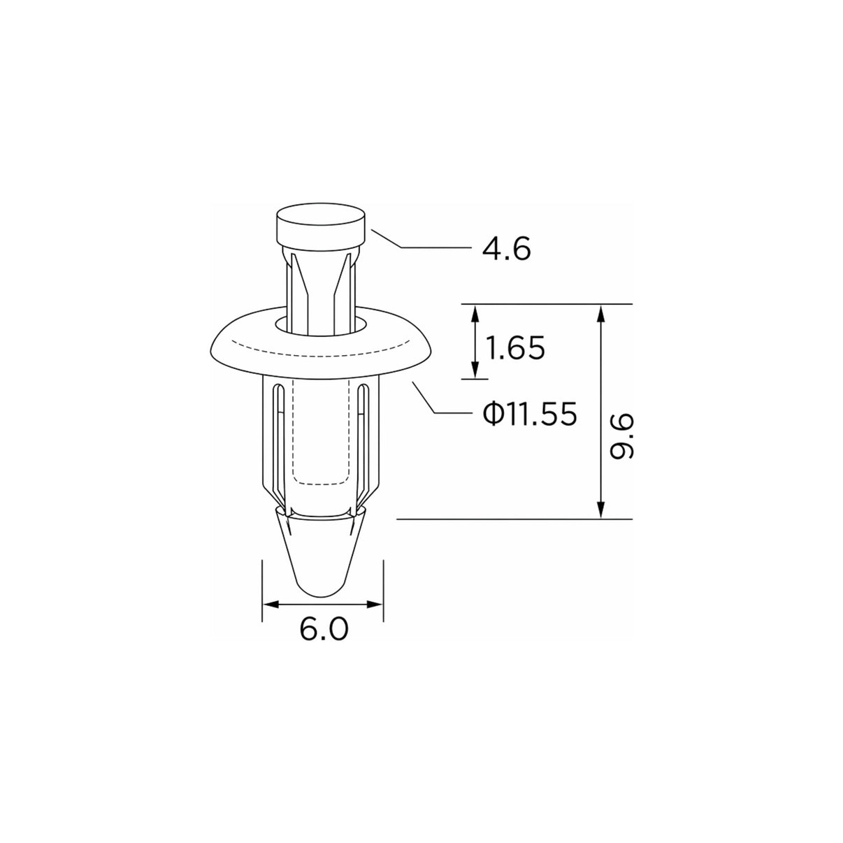 Fästclips Honda Cr-V I/Cr-V II m.fl. – 10-pack