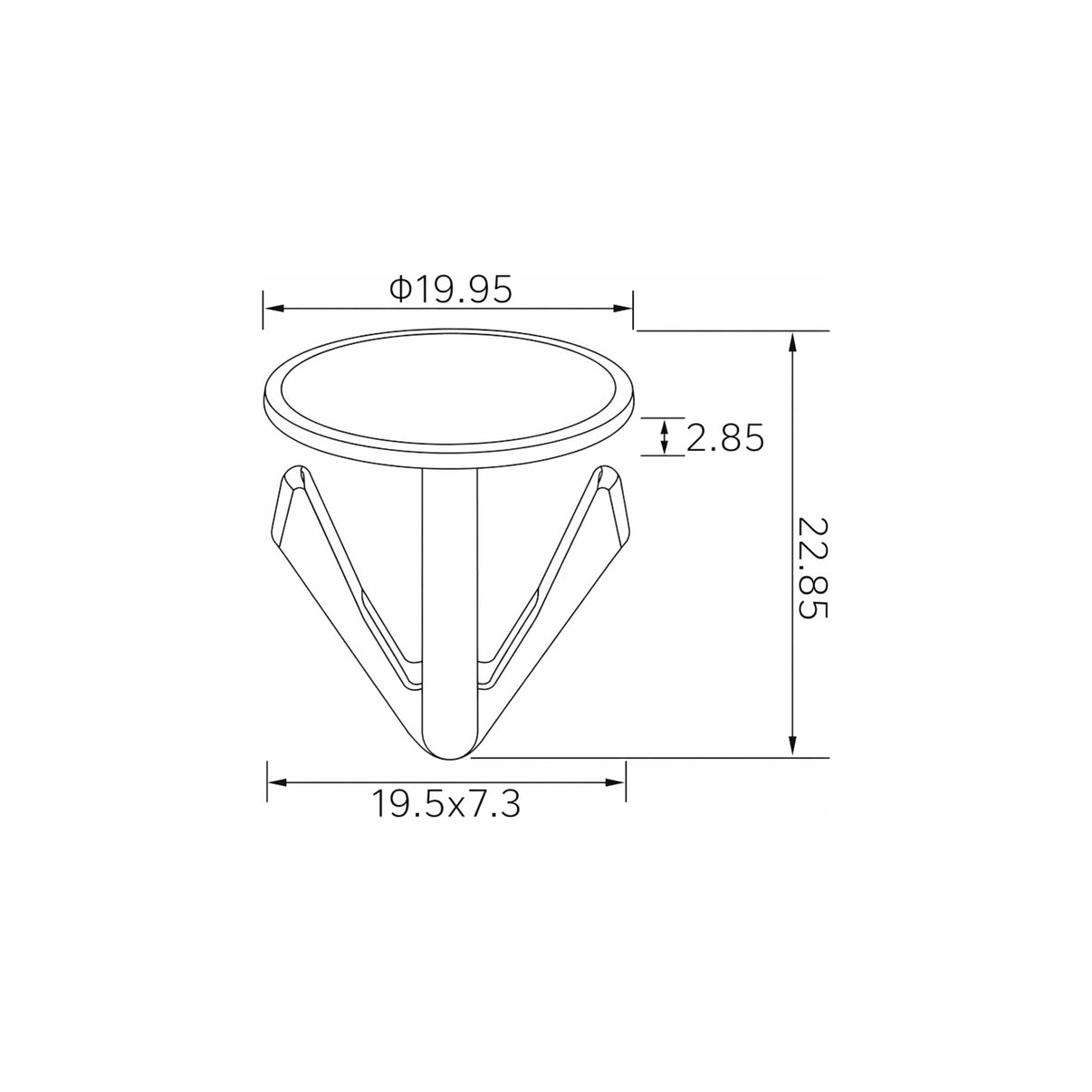 Fästclips Honda Cr-V III/Cr-V IV m.fl. – 10-pack