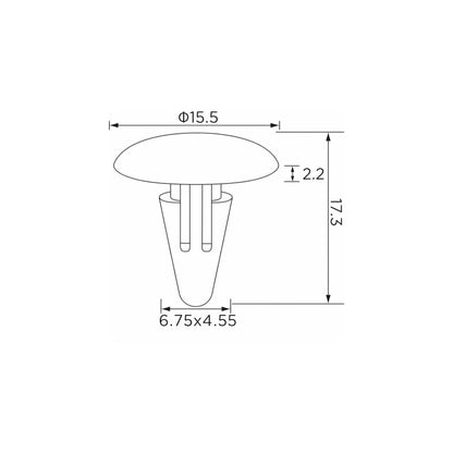 Fästclips – 10-pack