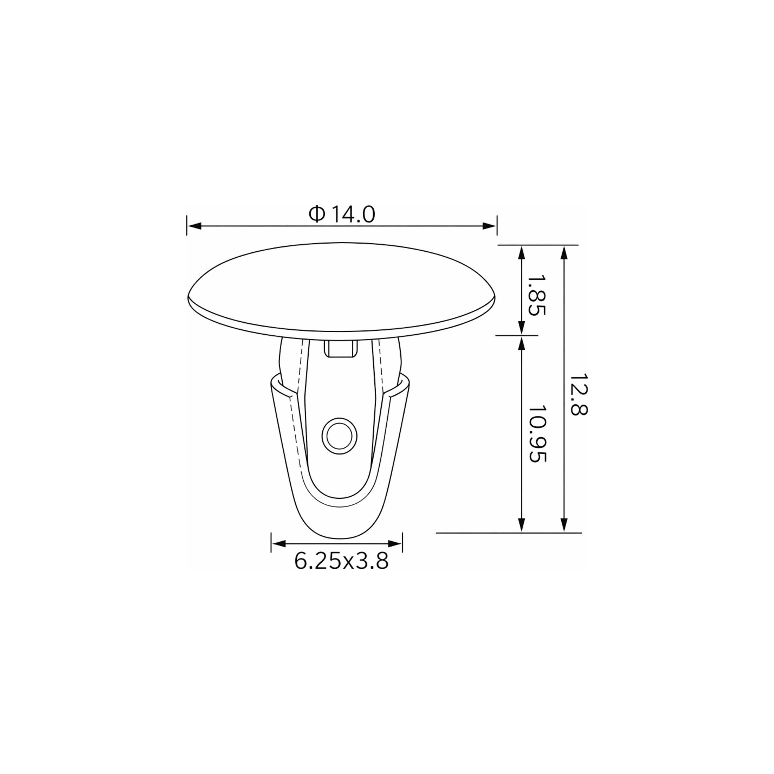 Fästclips Toyota Land Cruiser 80 – 10-pack
