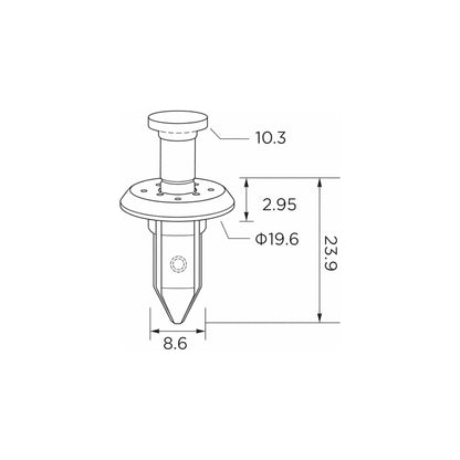 Fästclips – 10-pack