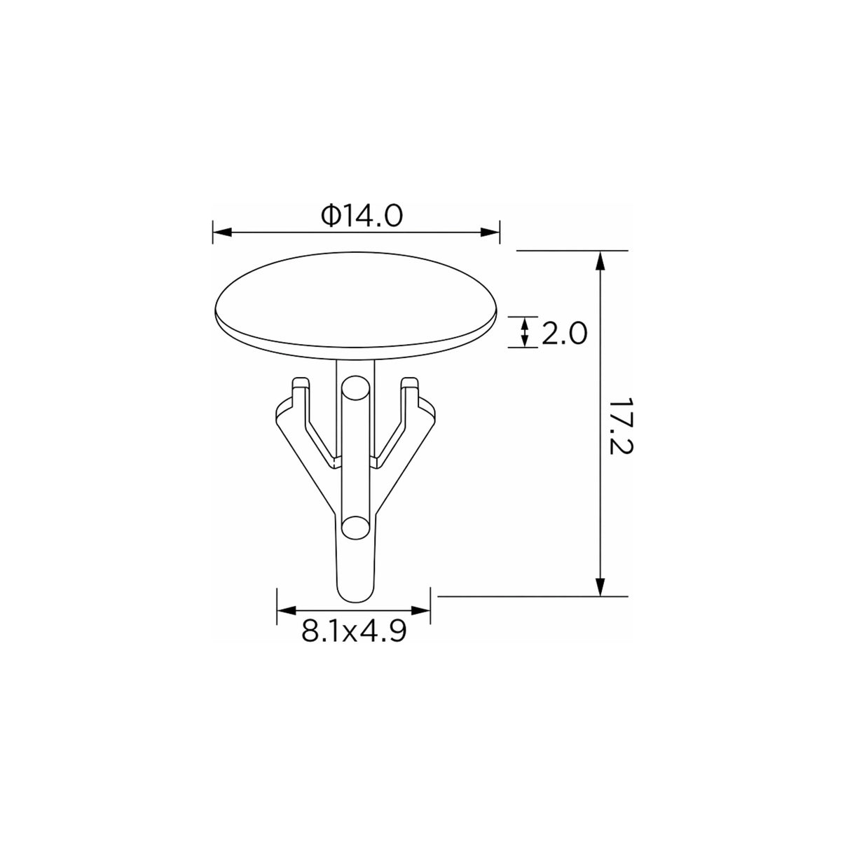 Fästclips – 10-pack