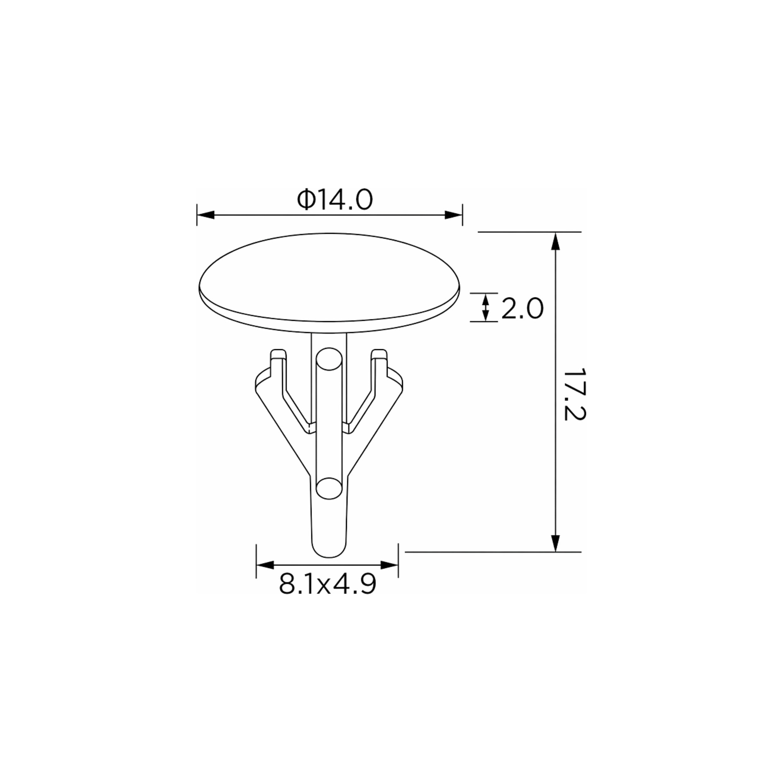 Fästclips – 10-pack