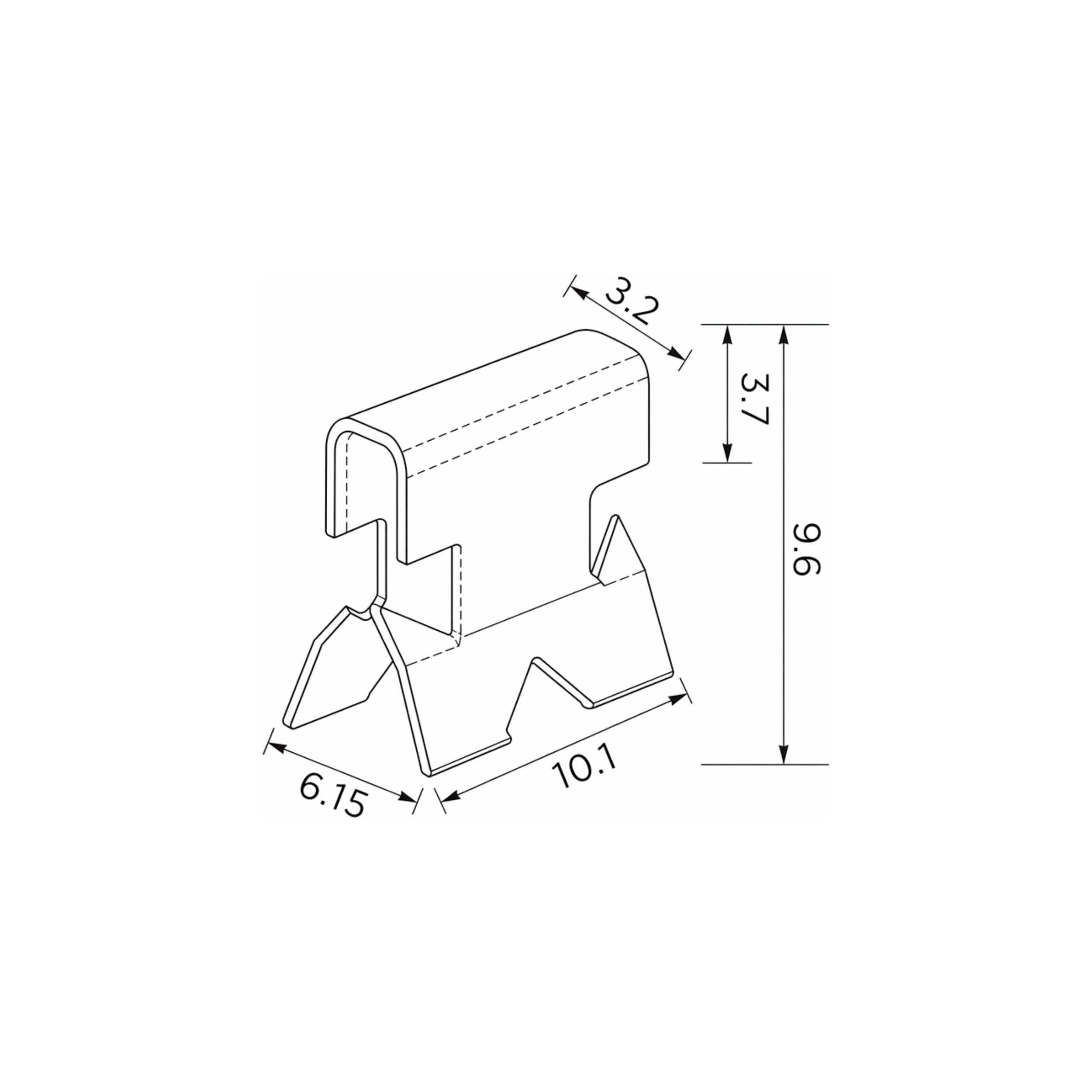 Fästclips – 10-pack