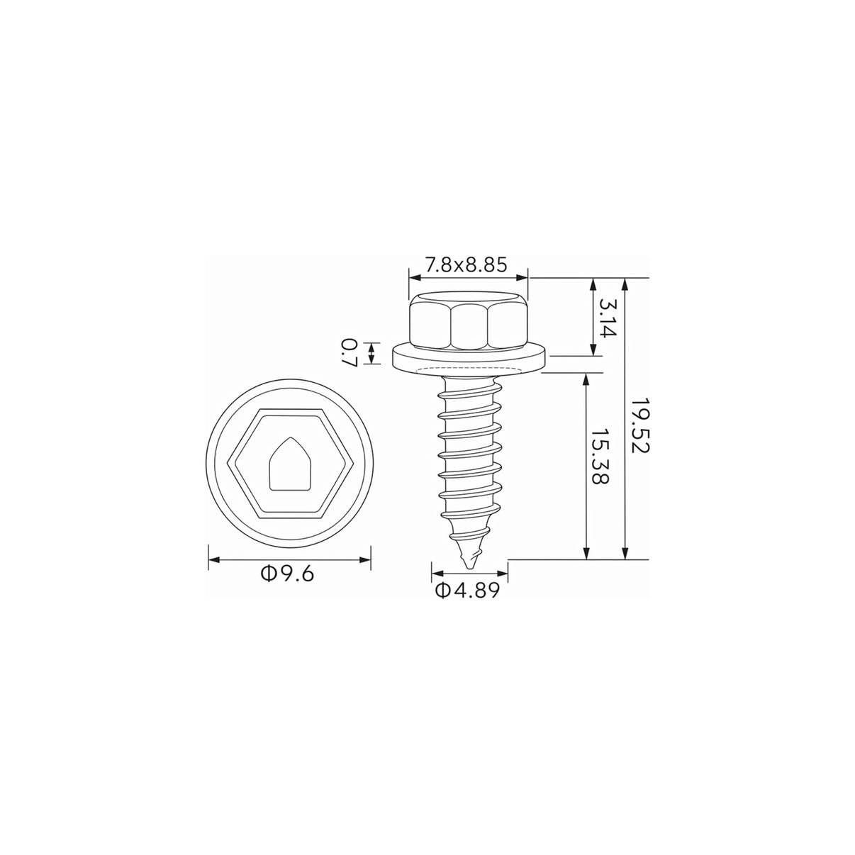 Fästclips Lexus Ls/Gs m.fl. – 10-pack