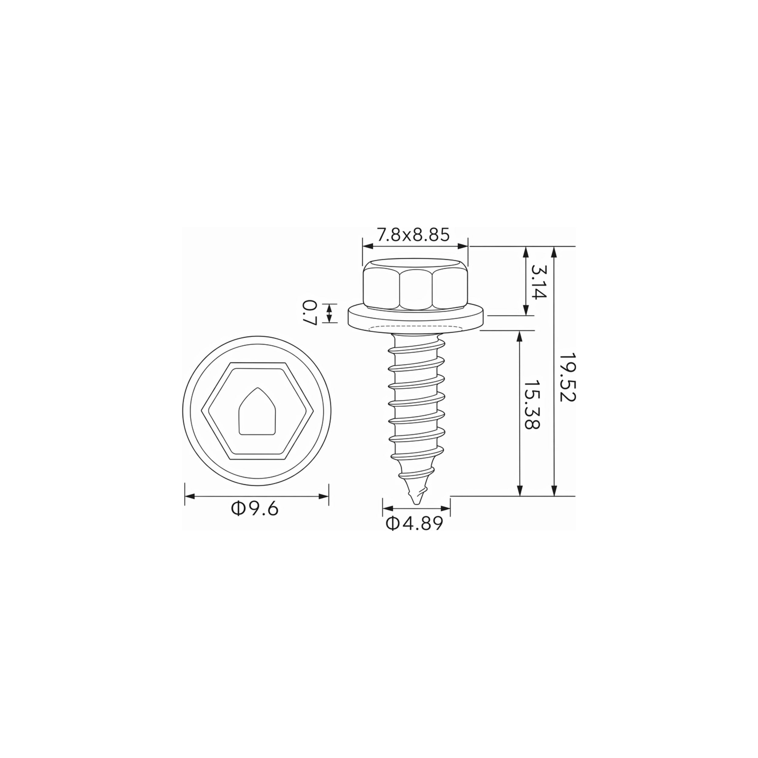Fästclips Lexus Ls/Gs m.fl. – 10-pack