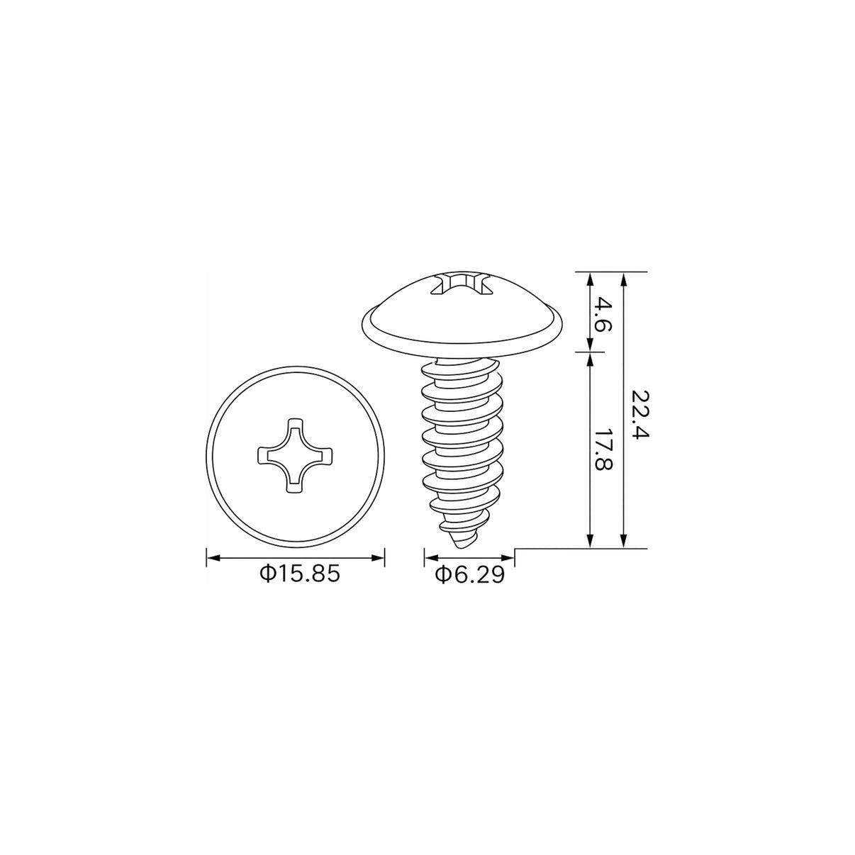 Fästclips Kia Carnival I/Carnival II m.fl. – 10-pack