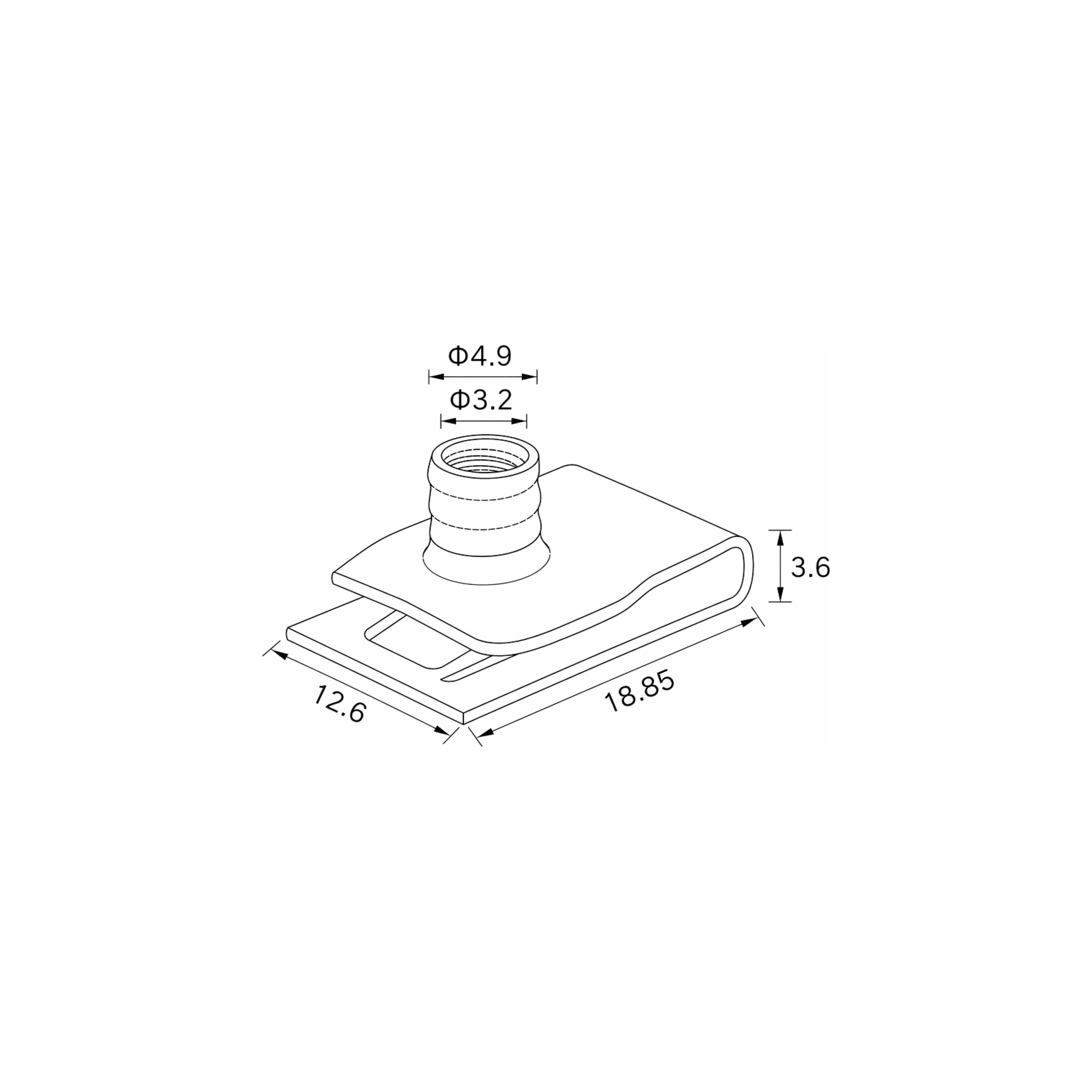 Fästclips Opel Mokka/Mokka X – 10-pack