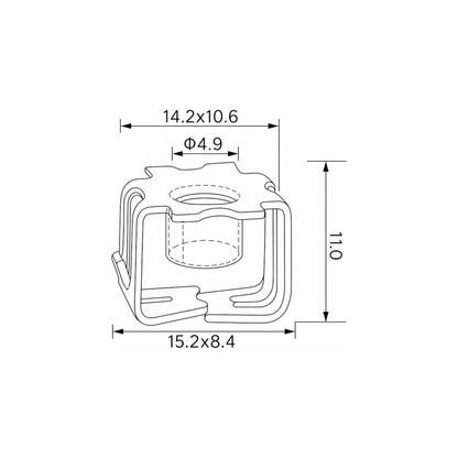 Fästclips Cadillac Ats/CT6 m.fl.