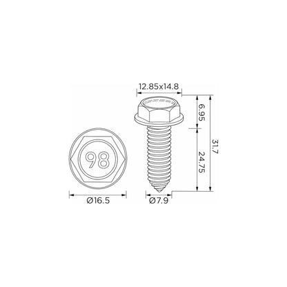 Fästclips Opel Astra F/Zafira A m.fl. – 10-pack