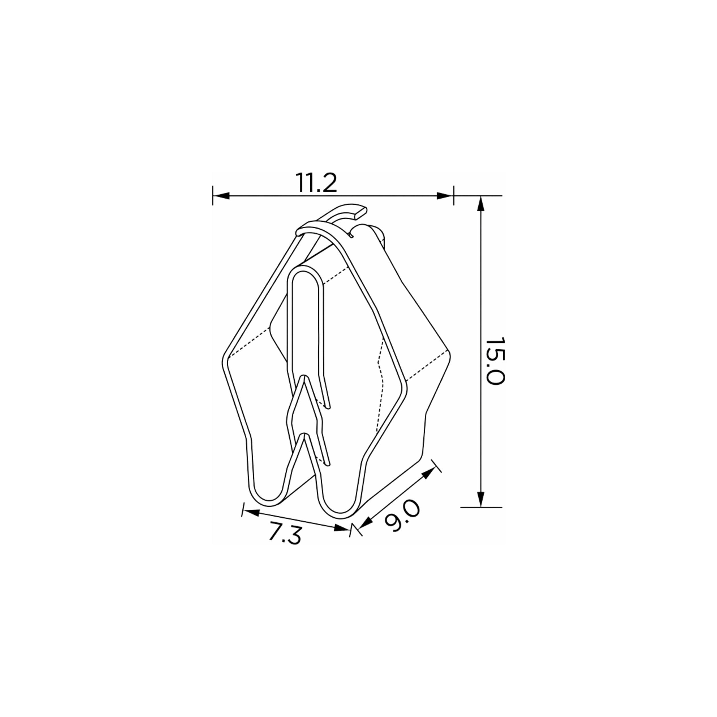 Fästclips BMW 1/2 Coupé m.fl. – 10-pack