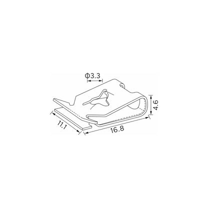 Fästclips Audi A1/A3 m.fl. – 10-pack