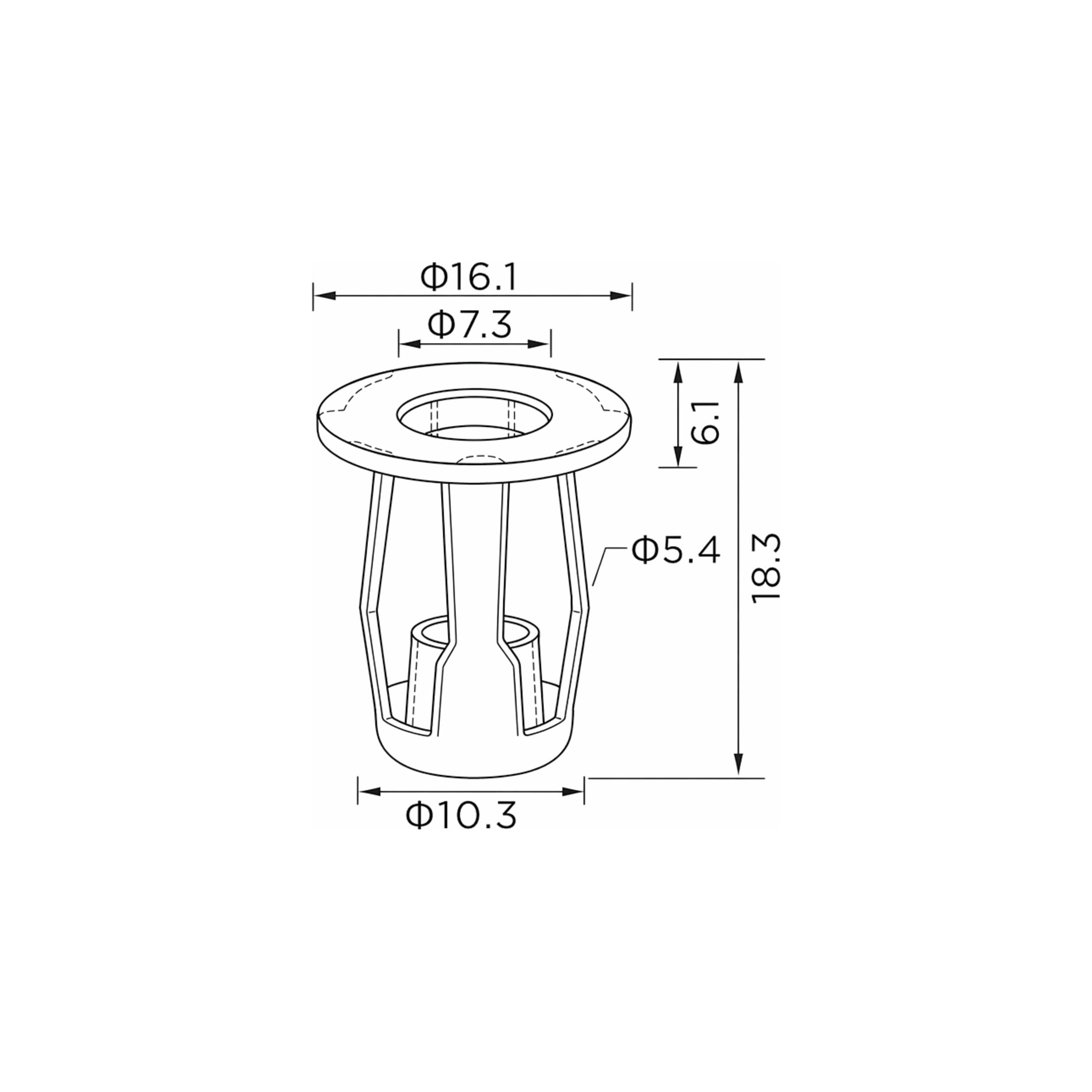 Fästclips VW Golf VIII/Audi A3 m.fl. – 10-pack