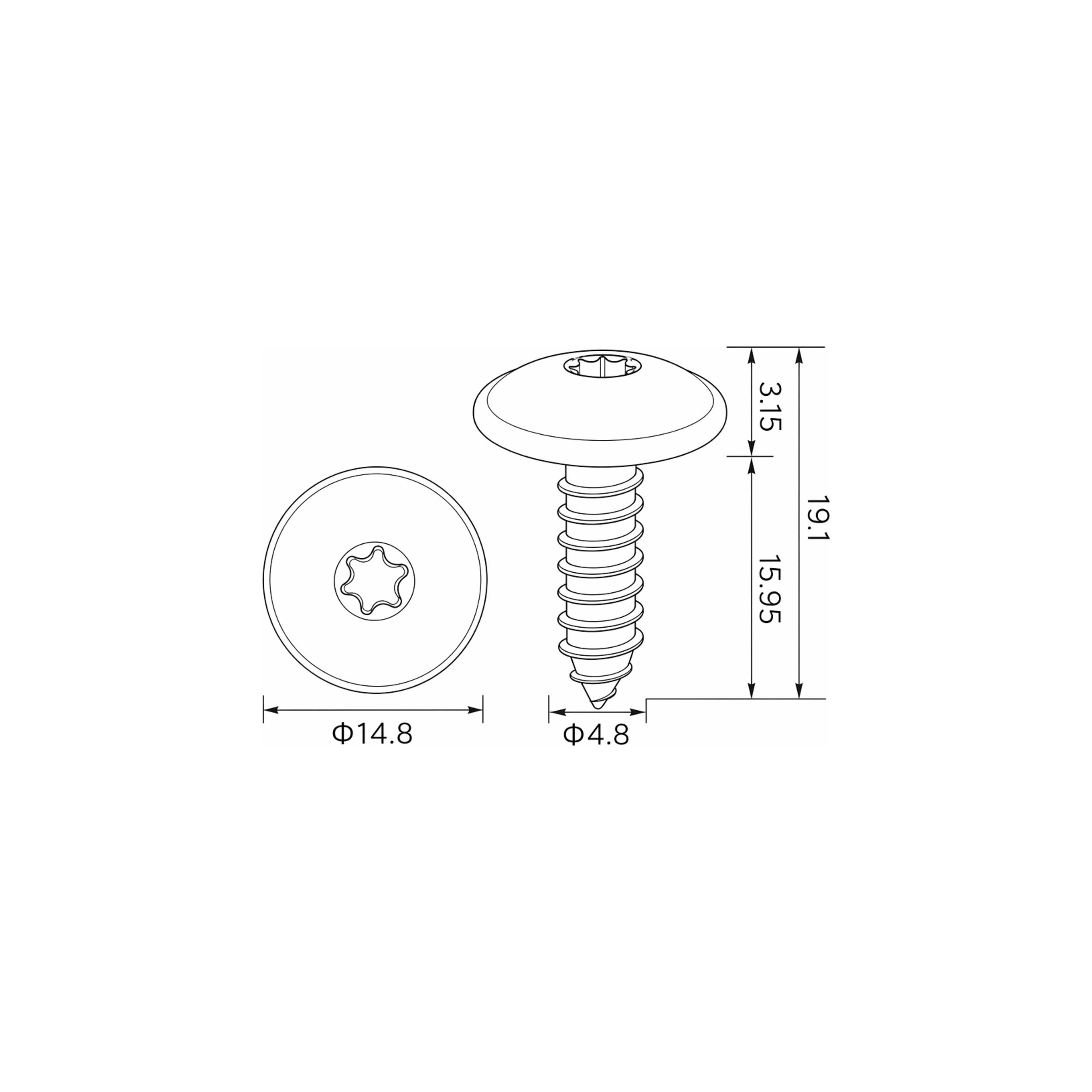 Fästclips Audi A3/A3 Sportback m.fl. – 10-pack