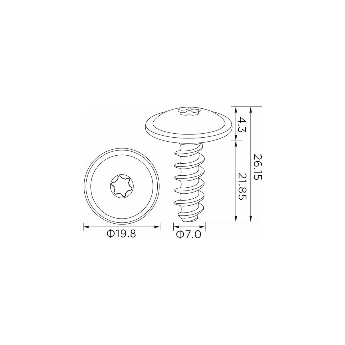 Fästclips Audi A3/A3 Sportback m.fl. – 10-pack