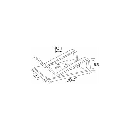 Fästclips Audi 100 C4/100 C4 Avant m.fl. – 10-pack