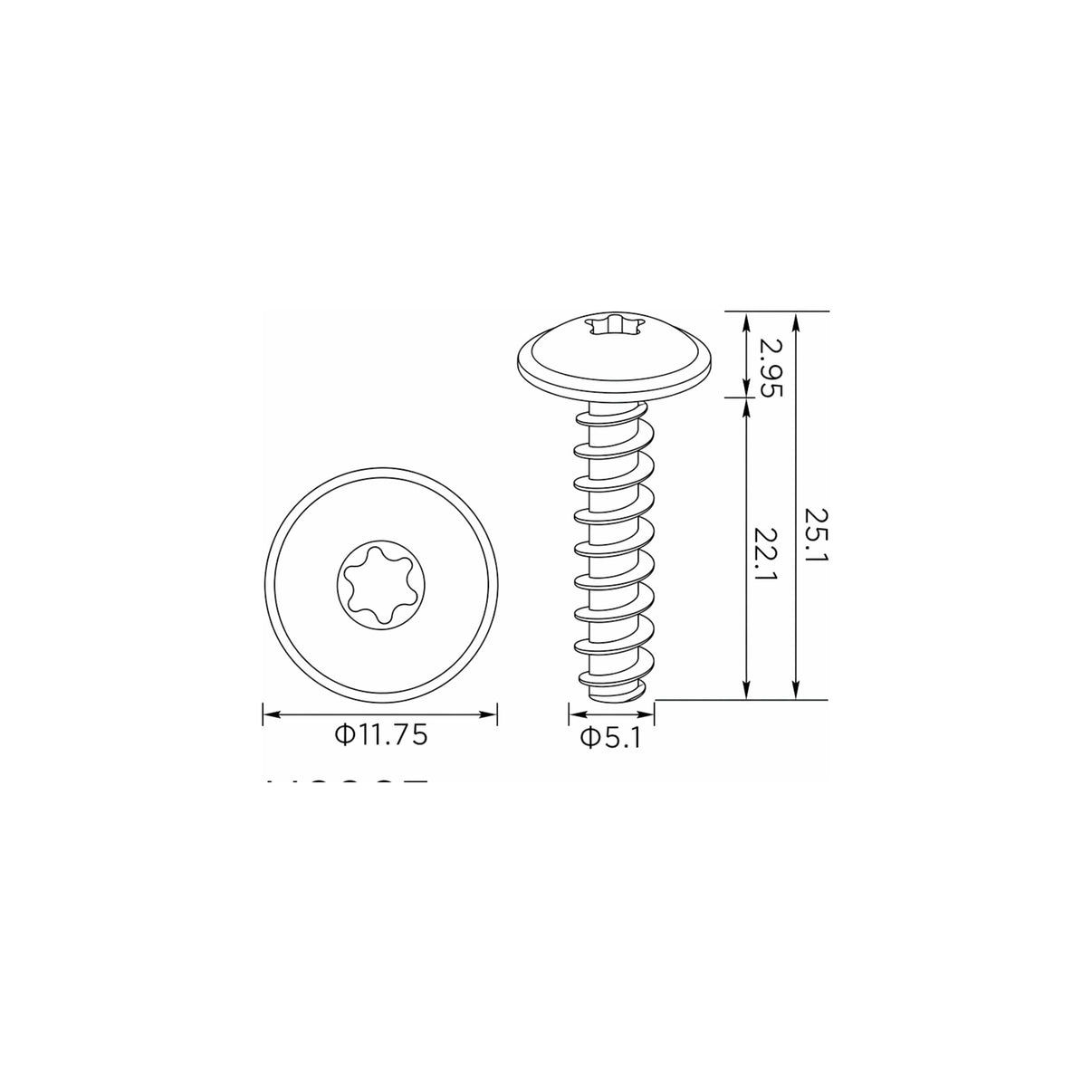 Fästclips Audi A1/A3 m.fl. – 10-pack